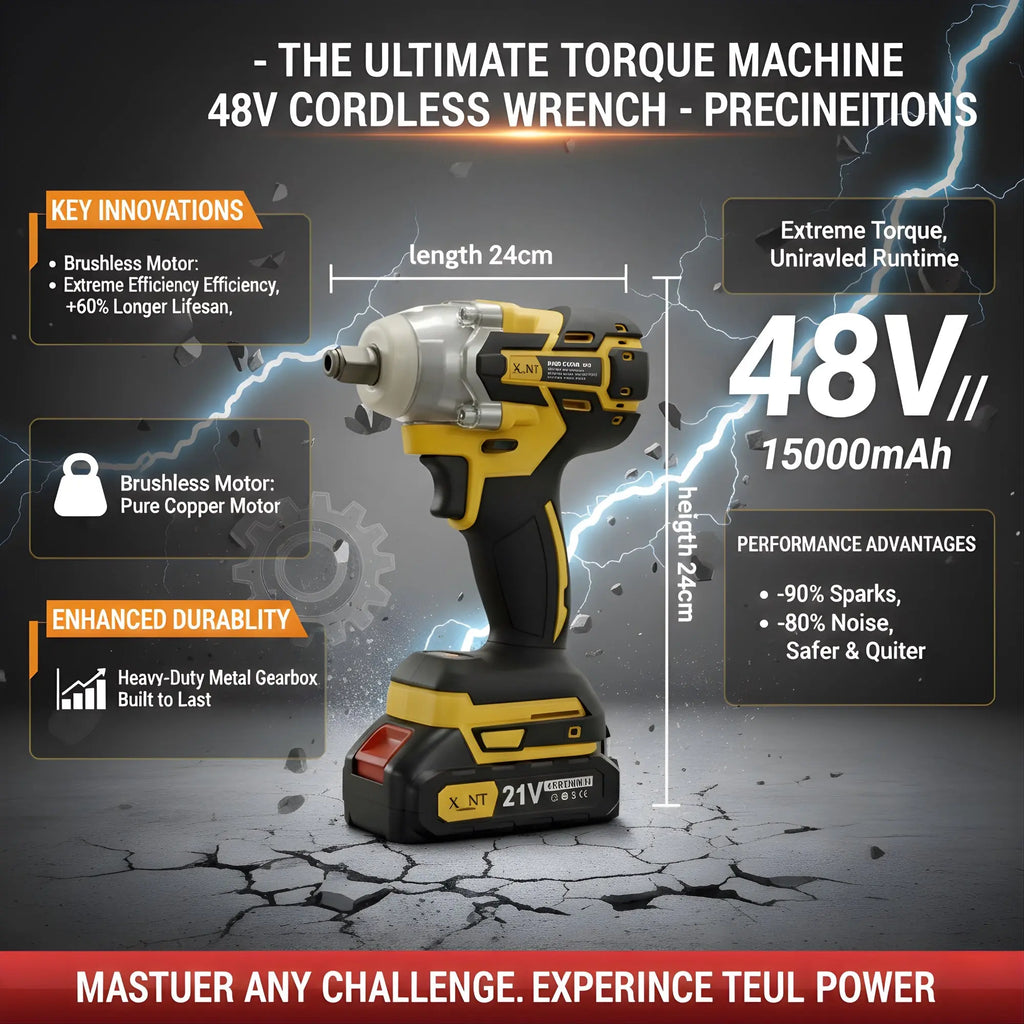 XLNT 48V Impact Wrench Kit 450Nm – XTCIWK130 XLNT