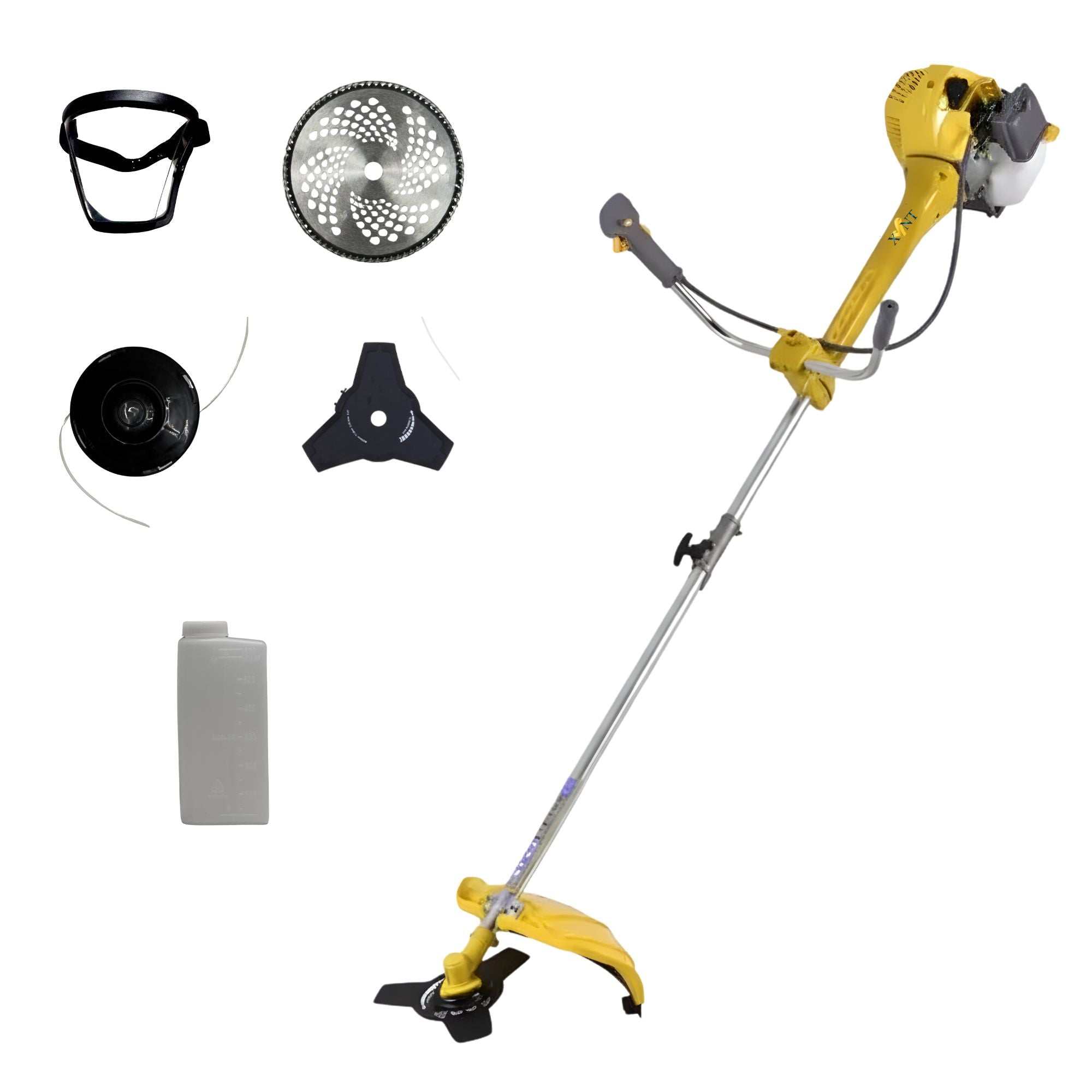 XLNT 52CC Brush Cutter TH-52 - 2-Stroke High-Capacity Brush Cutter for Tough Outdoor Work