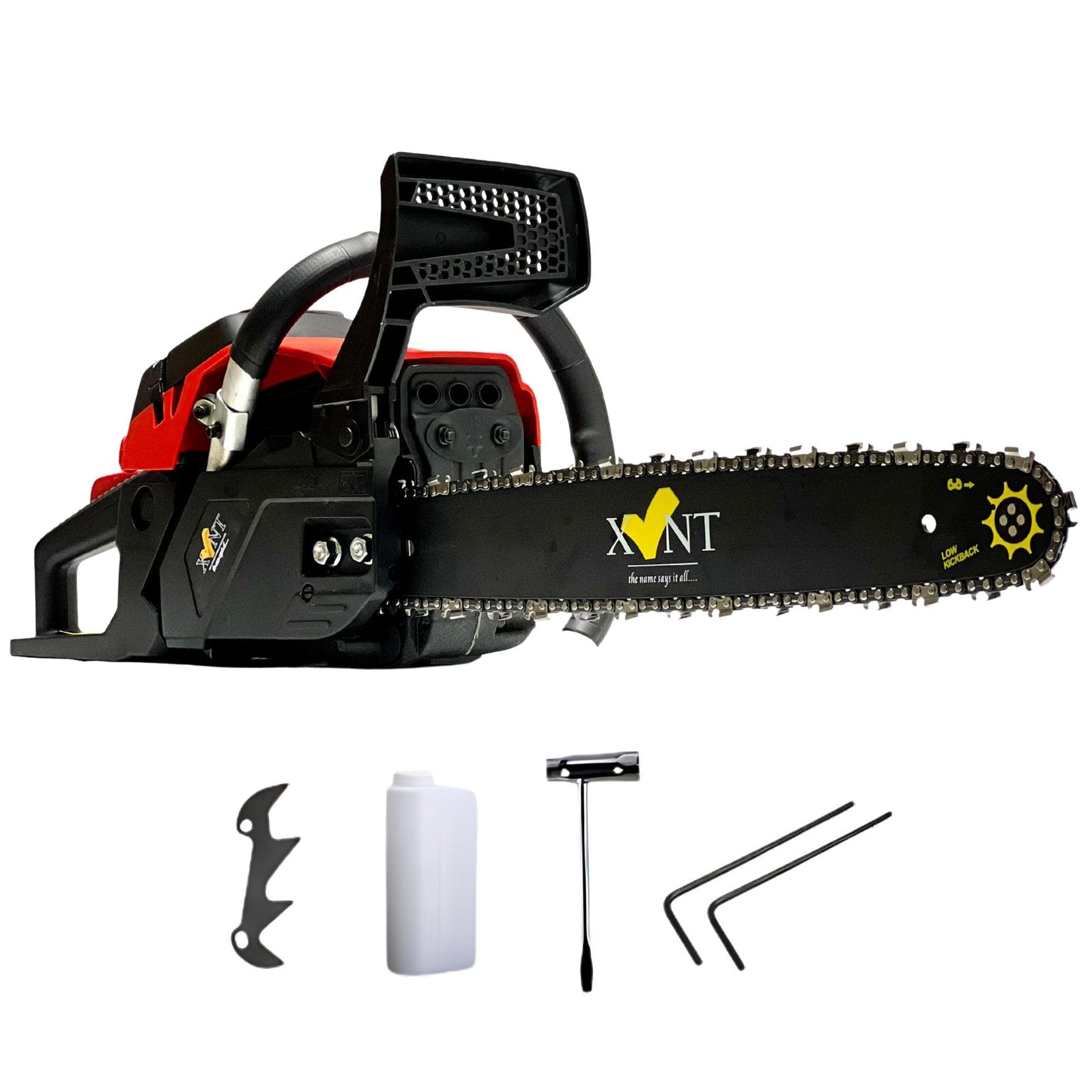 XLNT Gasoline Chainsaw 62CC 22" – XTGCS13