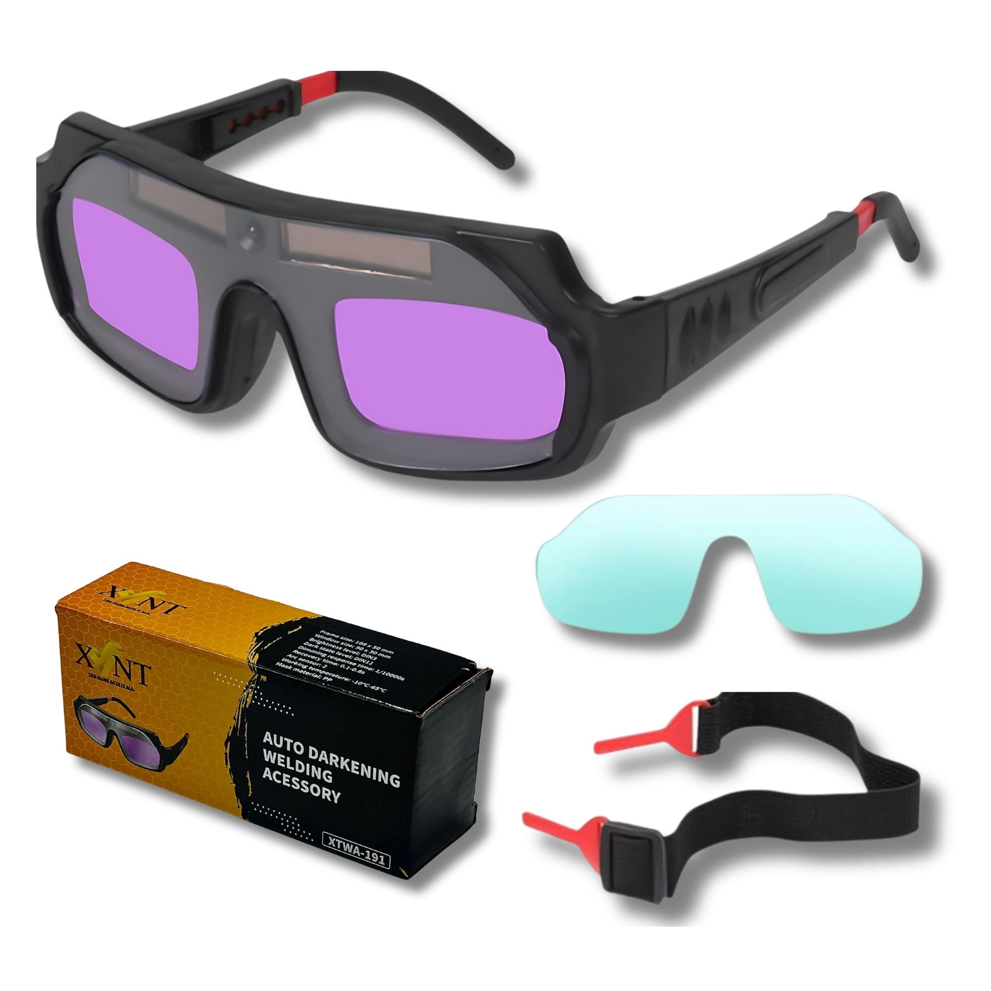 XLNT Auto‑Darkening Welding Goggles - XTWA-191