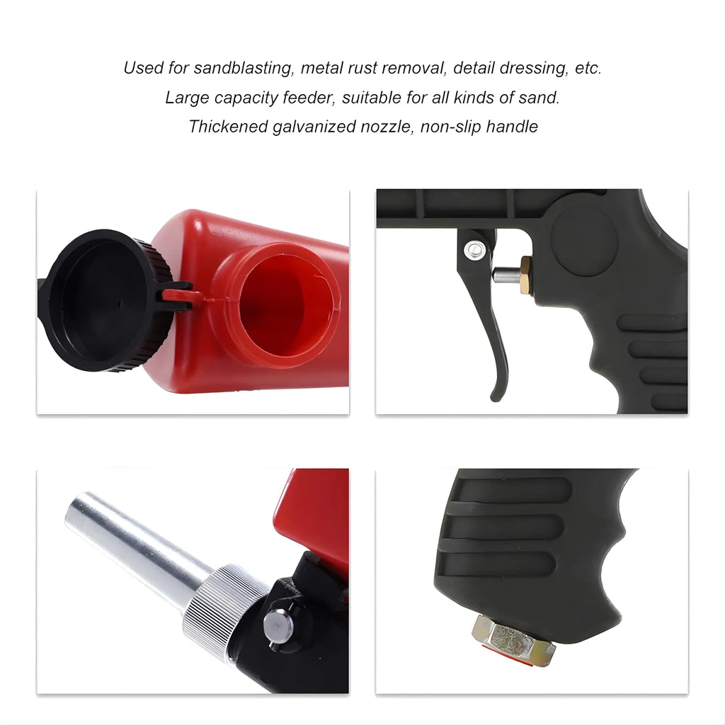 XLNT Sand Blaster Gun GFS - Compact Sandblasting Tool for Rust Removal & Surface Preparation XLNT