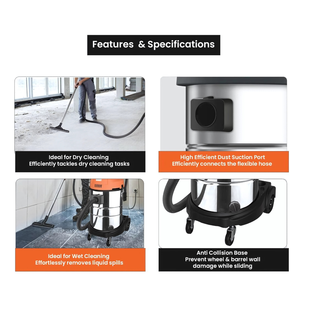 XLNT Multipurpose Vacuum Cleaner 60L –XTVC 46 3M