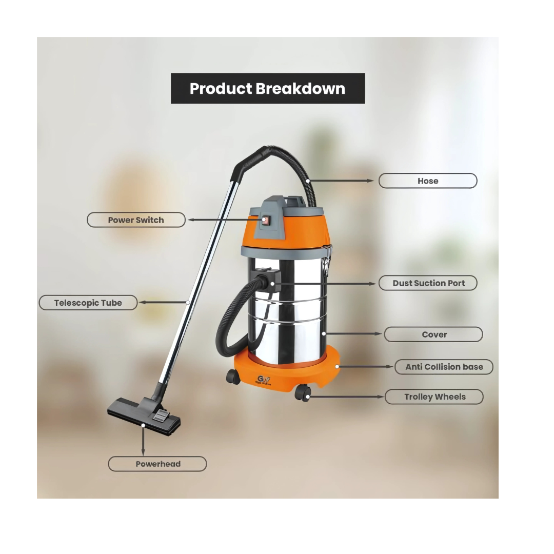 XLNT Multipurpose Vacuum Cleaner 60L –XTVC 46 3M