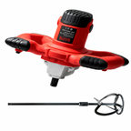 RUTH Electric Paddle Mixer 2400W 220V, 1200 RPM Handheld Paint, Putty, Plaster, Cement, Mortar and Tile Adhesive Mixing Machine – RTPM16