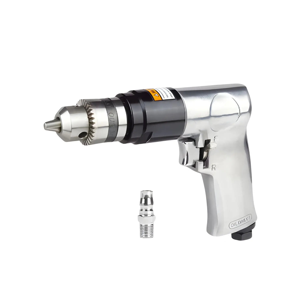 RKDR 8 pneumatic reversible drill front view