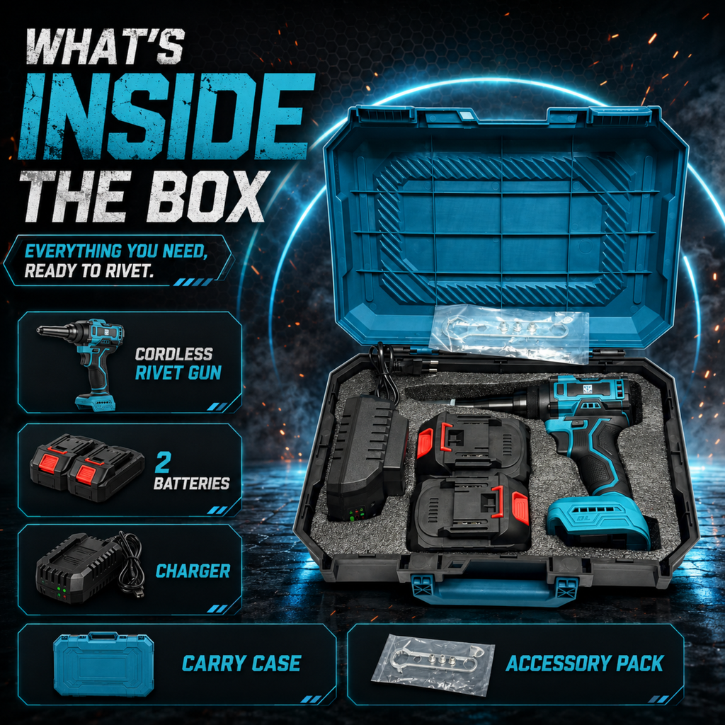 THOR cordless rivet gun product specification image