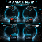 THOR rivet gun with 5Ah battery and charger