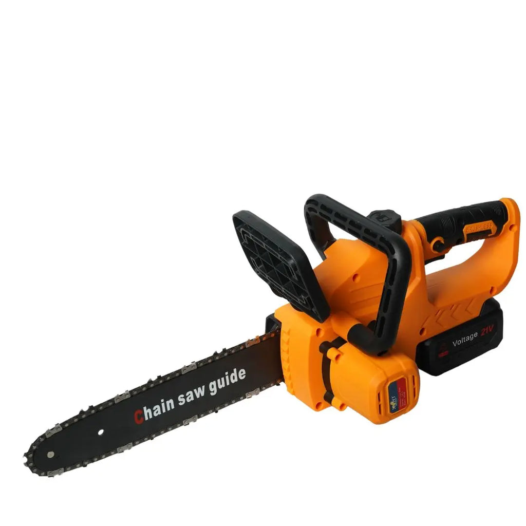 XLNT 21V Cordless Chainsaw XTCC 137 - Lightweight Battery Chainsaw for Quick Cutting XLNT