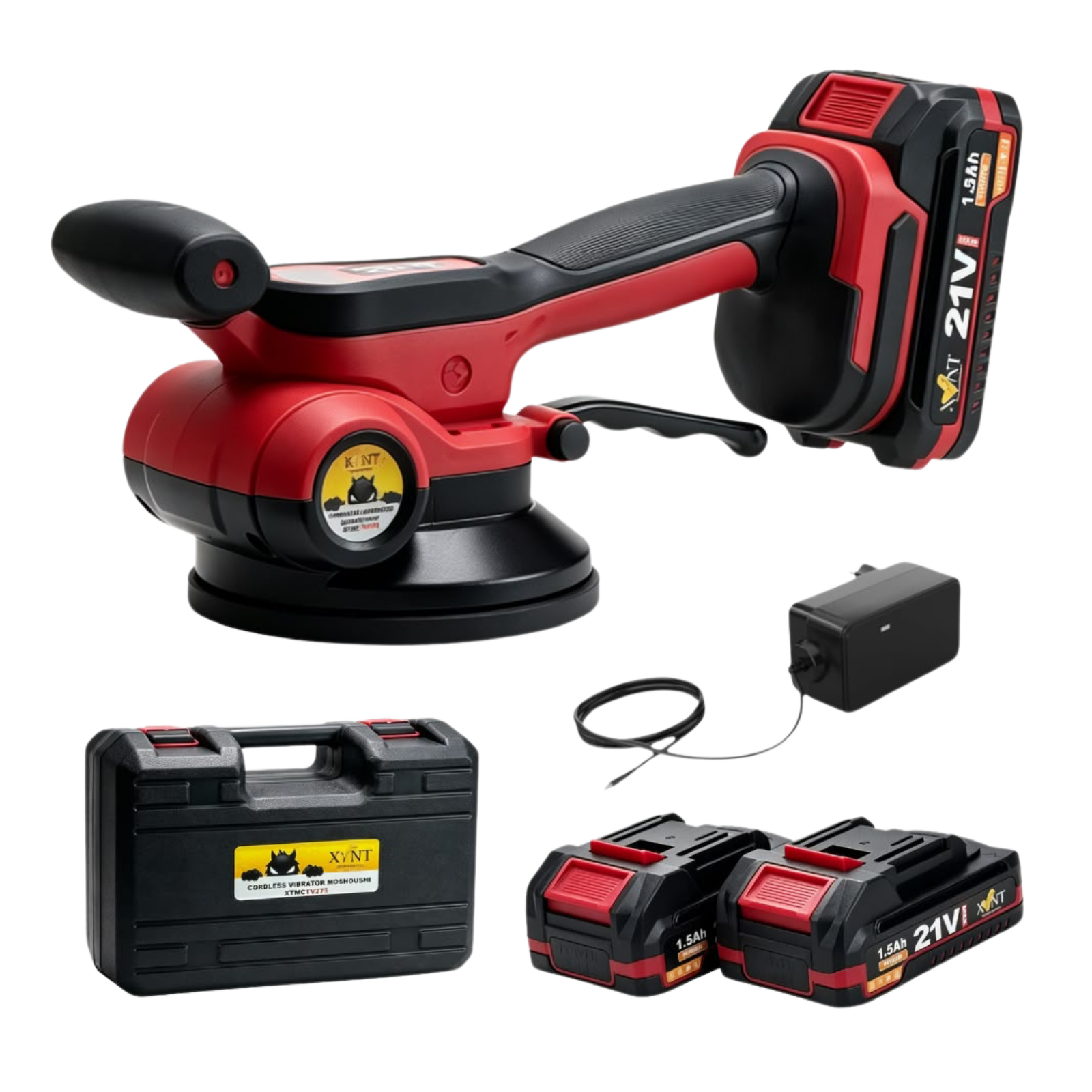 XLNT 21V Cordless Tile Vibrator with 130mm Suction Pad XTMCTV275