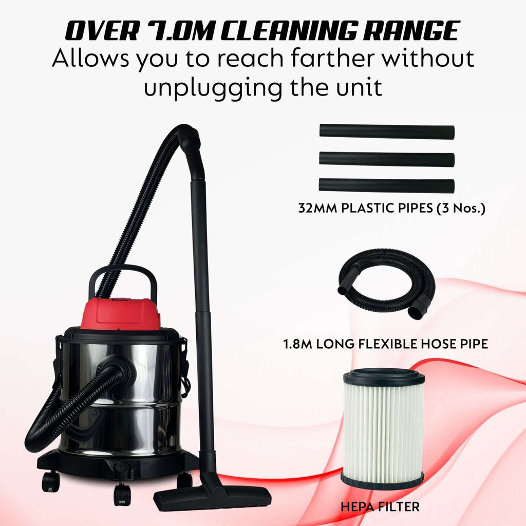 XLNT Wet & Dry Multipurpose Vacuum Cleaner 25L – XTVC4025