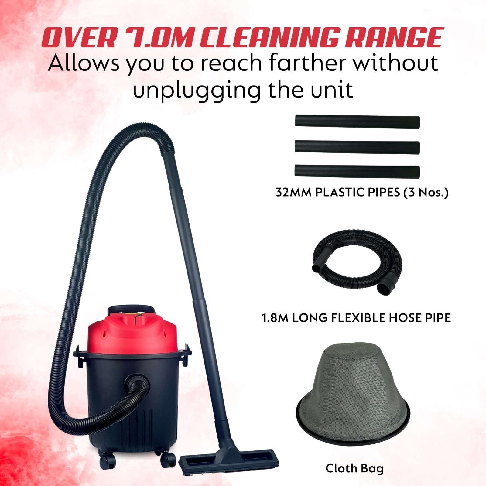 XLNT Multipurpose Vacuum Cleaner 12L – XTVC3912