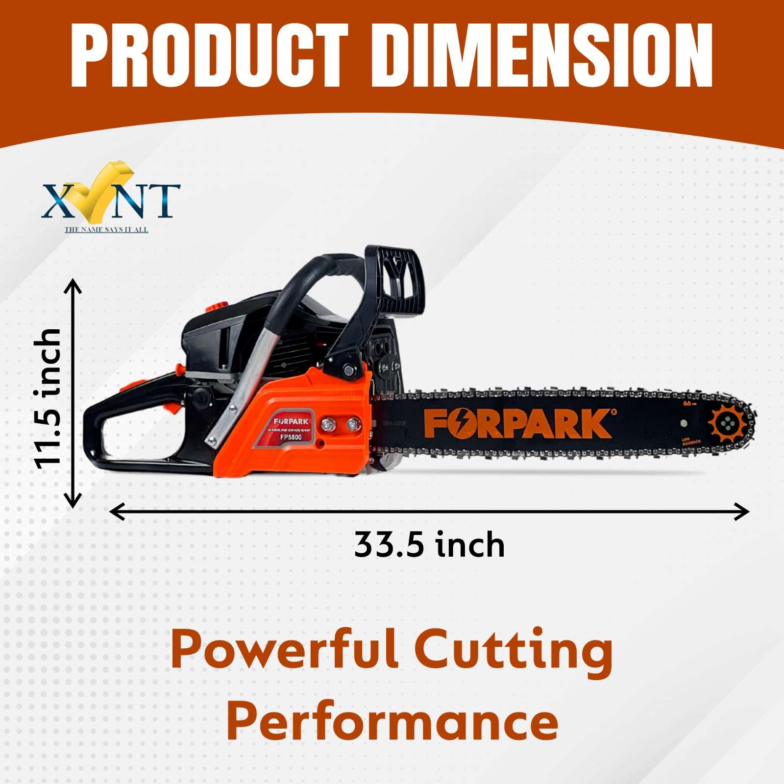 FORPARK 58CC Gasoline Chainsaw – FP 5800