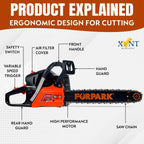 FORPARK 58CC Gasoline Chainsaw – FP 5800 FORPARK