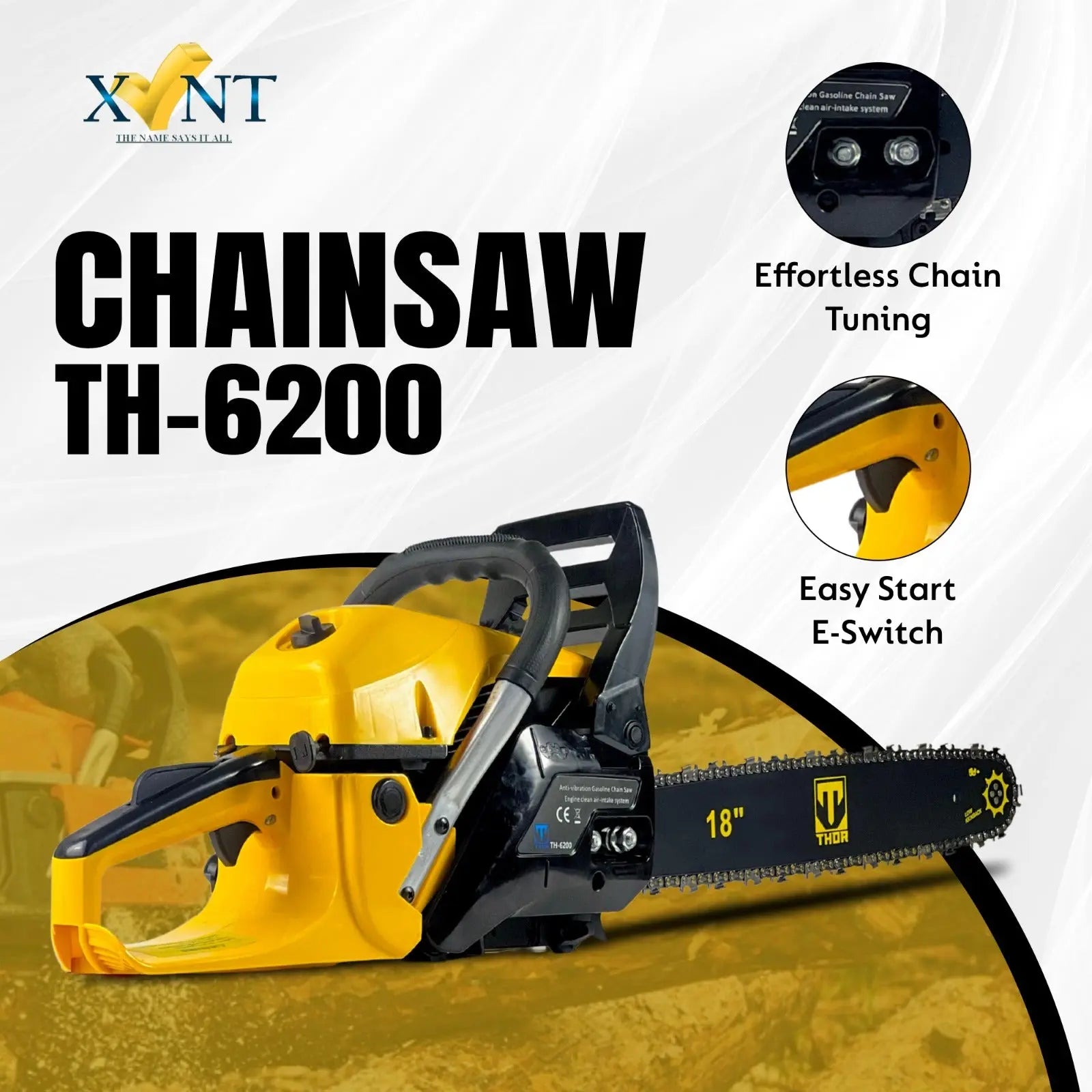 THOR 62CC Gasoline Chainsaw - THGCS 1 (72) THOR