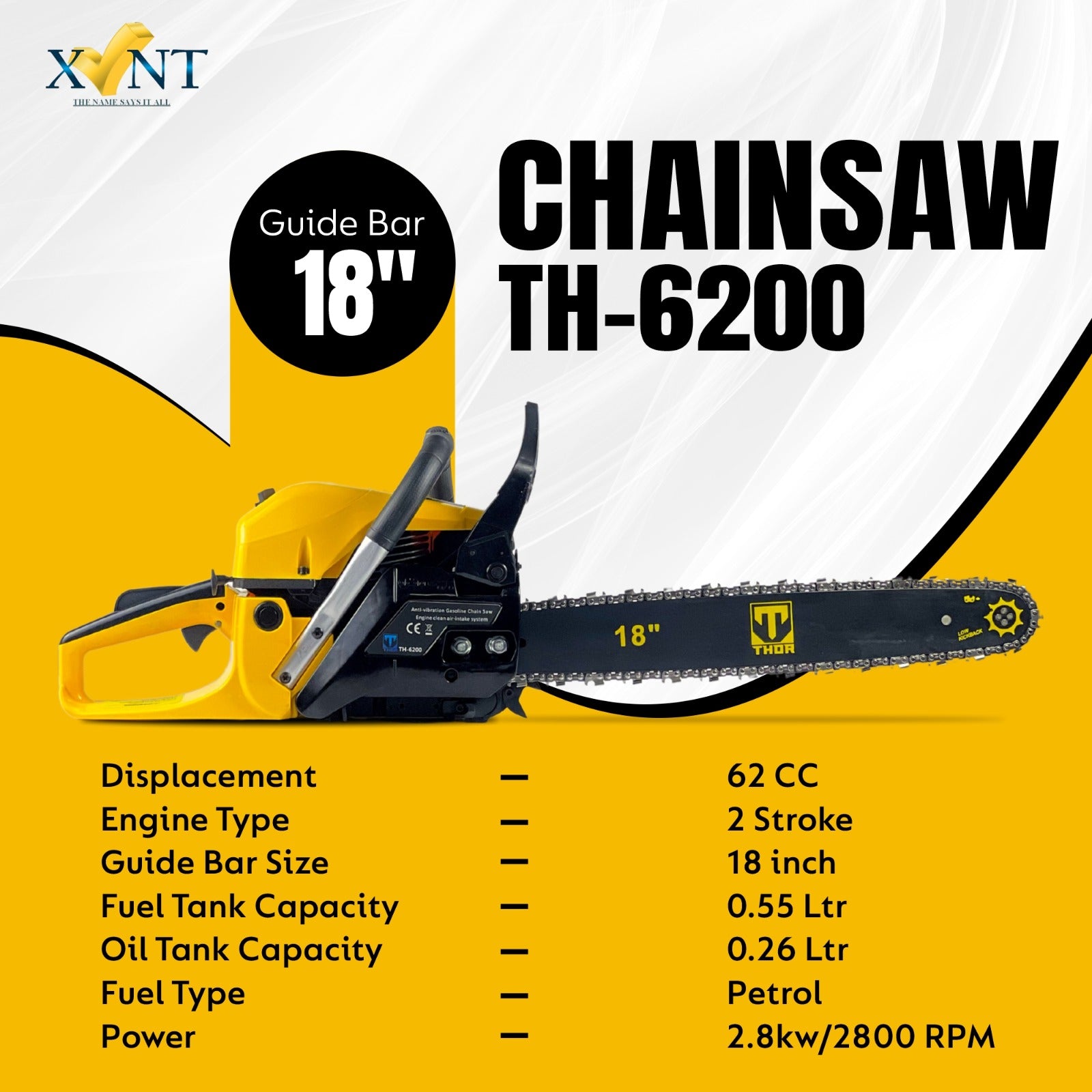 THOR 62CC Gasoline Chainsaw - THGCS 1 (72)