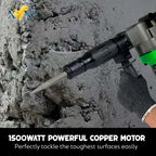 XLNT 5KG Electric Demolition Hammer XT 0810 - Compact Breaker for Controlled Demolition