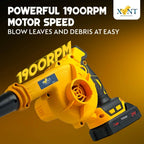 Battery powered air blower machine