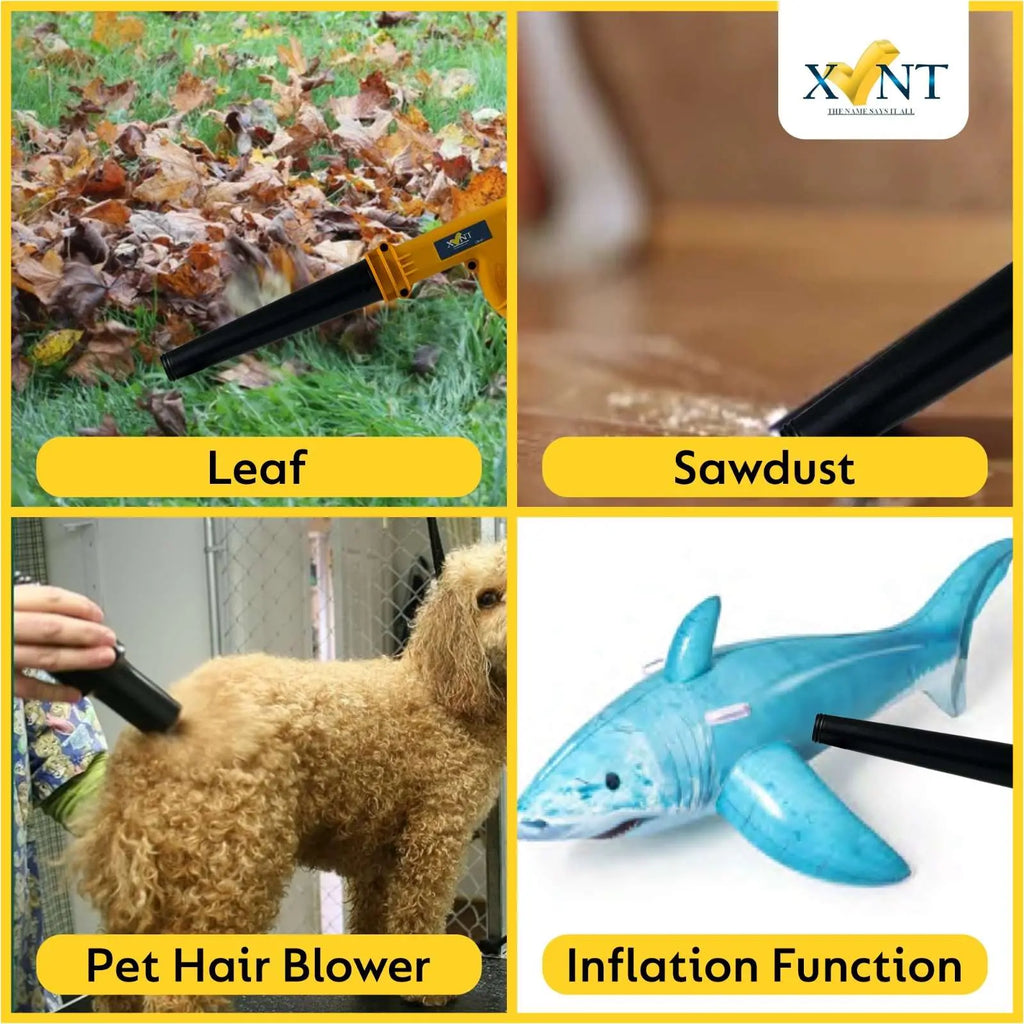 Portable dust cleaning blower