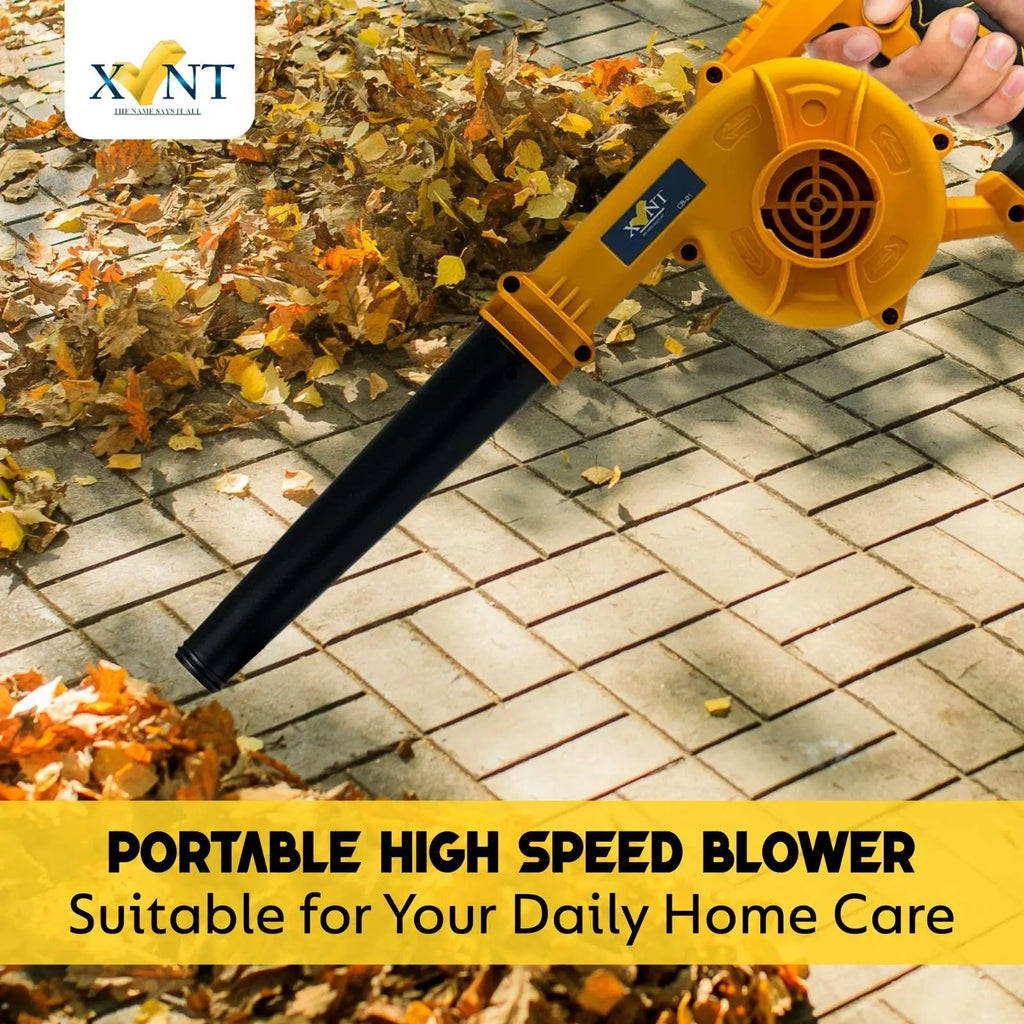 XLNT cordless blower side profile