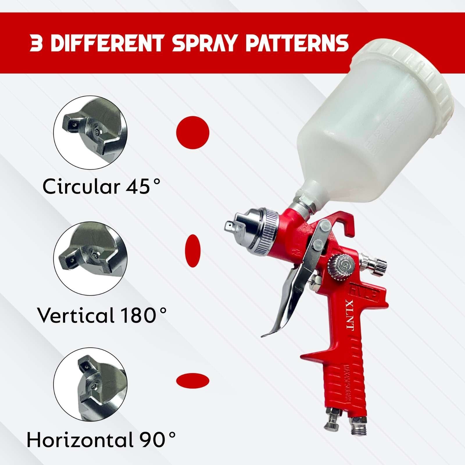 XLNT Air Spray Paint Gun 1.3 / 1.4 mm –XTSG 95