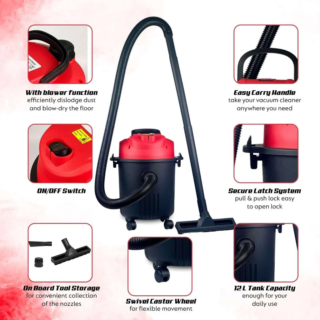 XLNT Multipurpose Vacuum Cleaner 12L – XTVC3912 XLNT