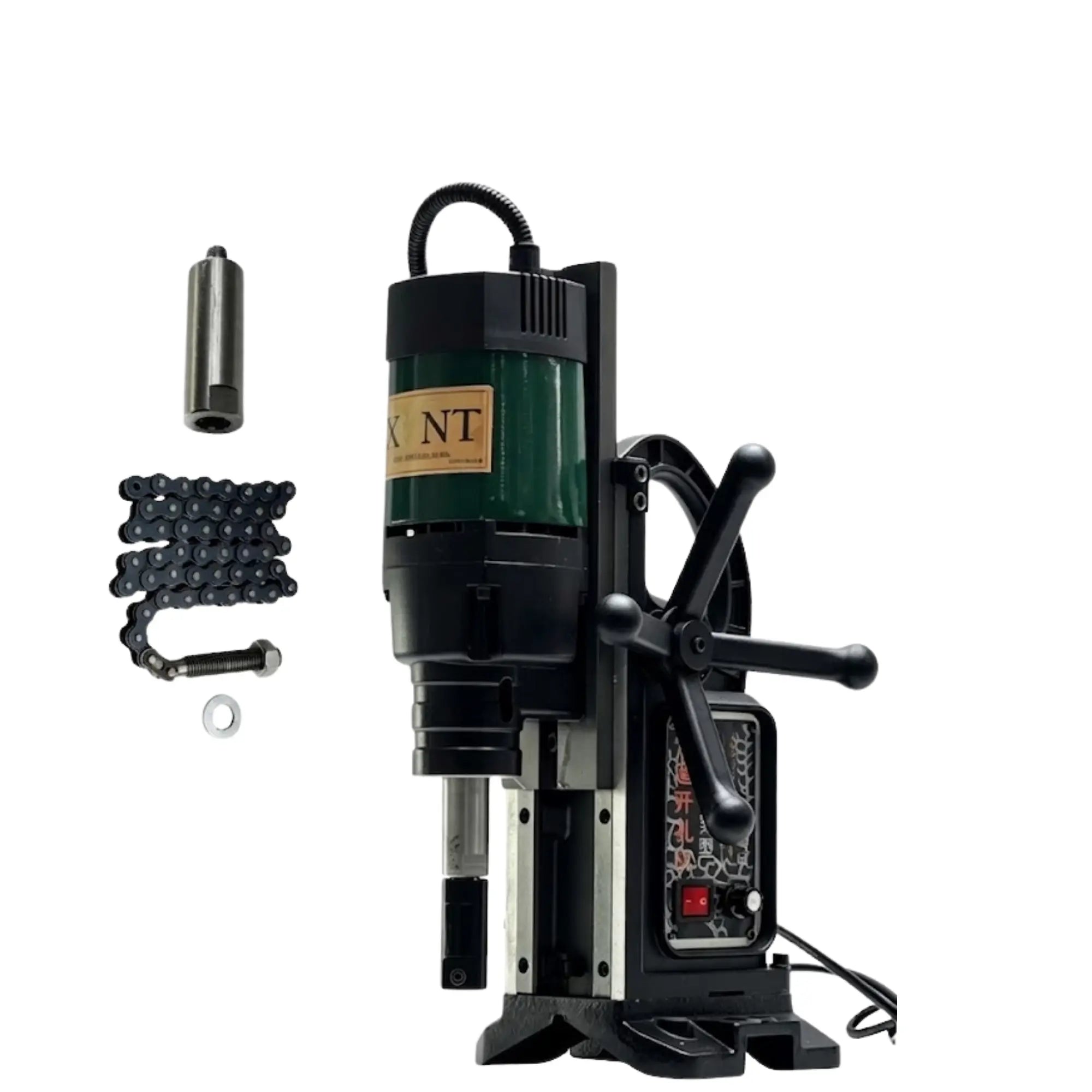 XLNT 1800W Magnetic Drill Machine XT18POM236 front view
