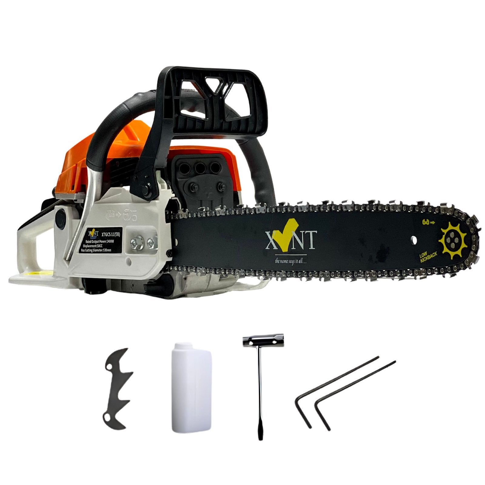 XLNT Gasoline Chainsaw 58CC 18" – XTGCS1158