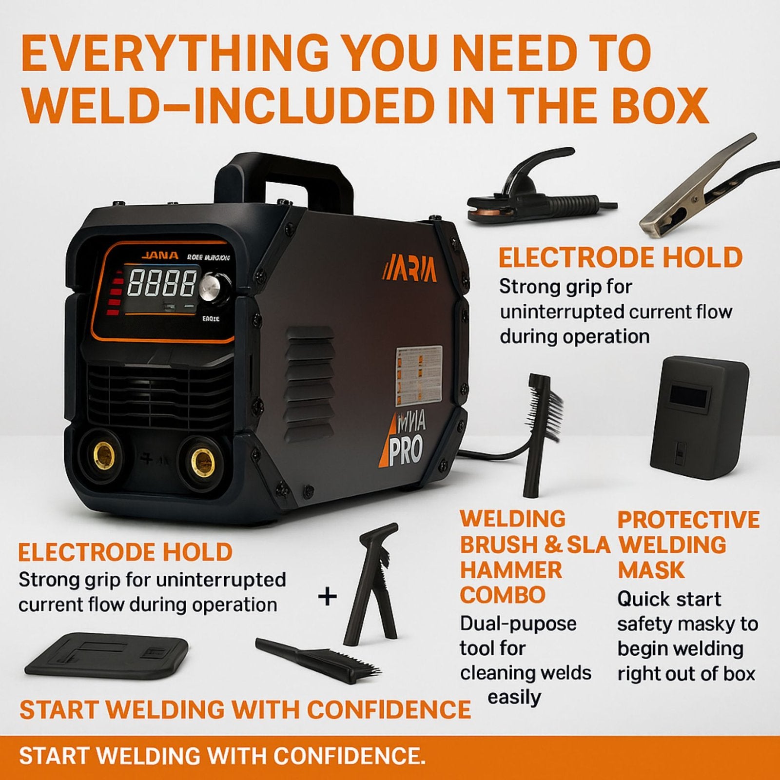 XLNT MMA Welding Machine 200A – MMA200 JARIA