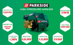 PARKSIIDE High Pressure Washer 2100W 210 Bar – PKS-1402303 PARKSIIDE