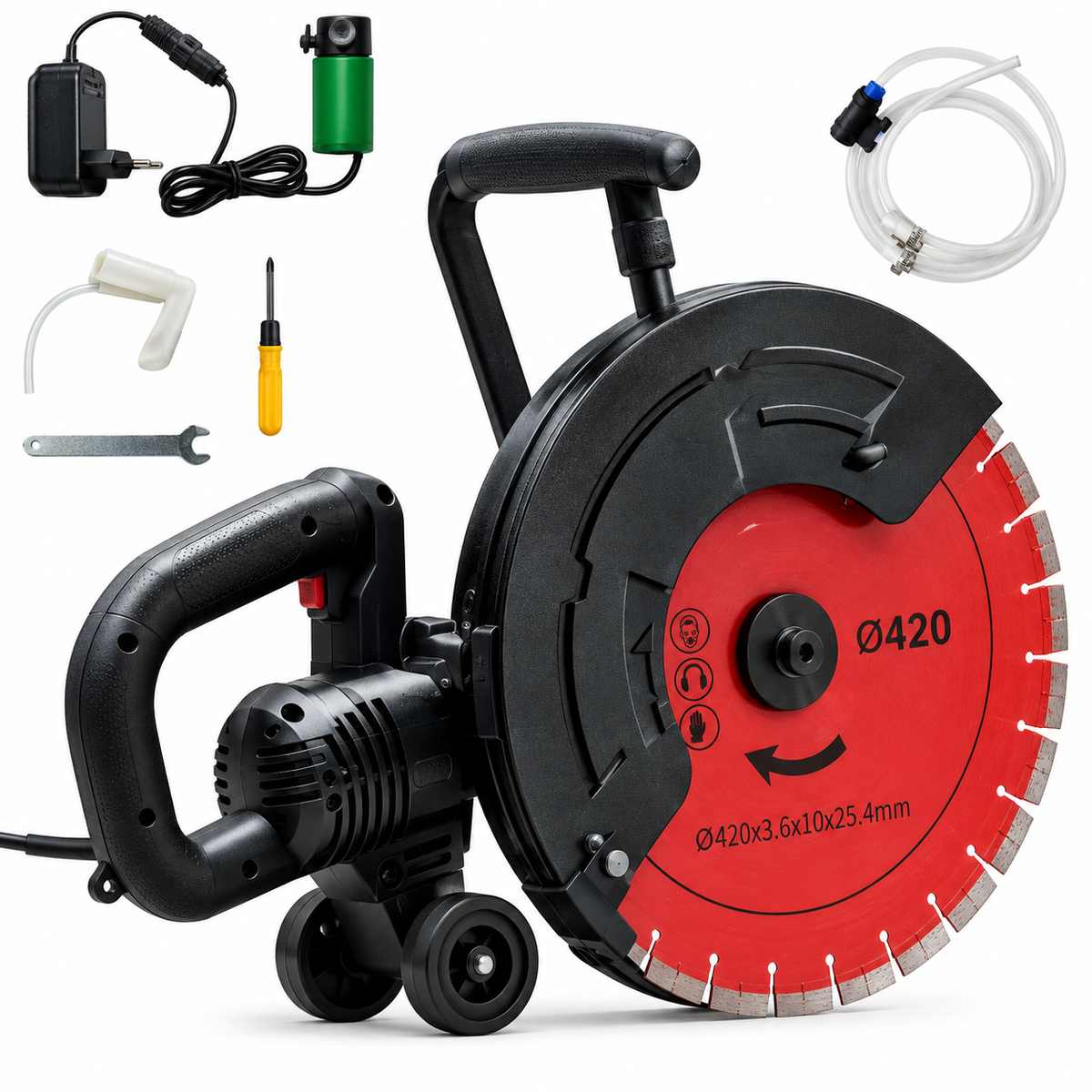XTCCM288 850W electric wall cutting saw with 175mm cutting depth