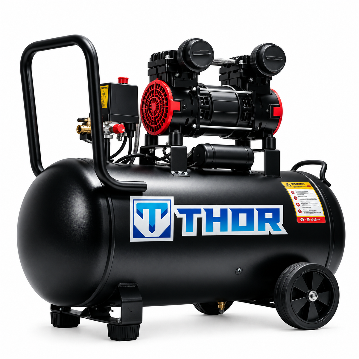 THOR THOFC84 900W 50L oil-free air compressor with 8 Bar pressure