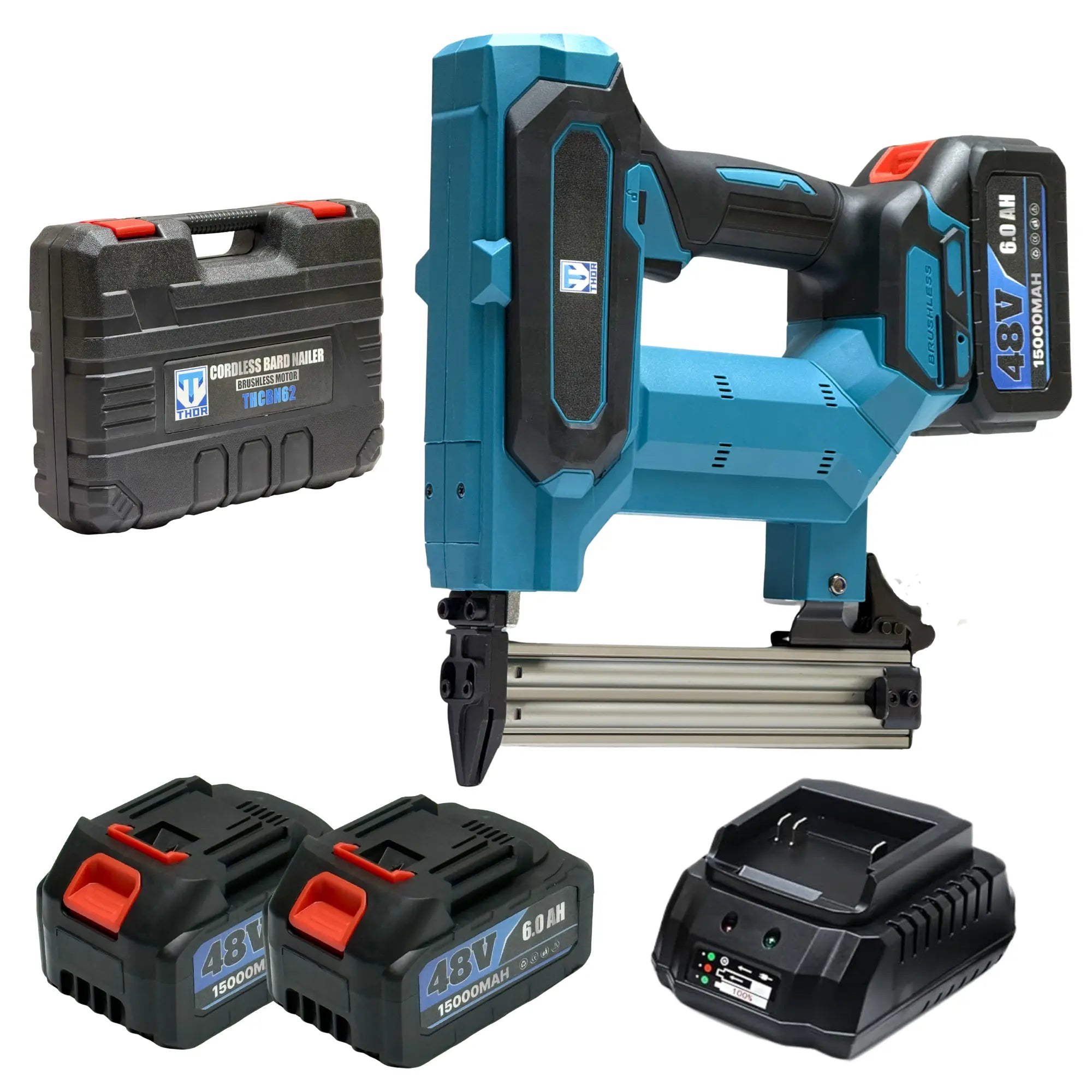 THOR 48V cordless brad nail gun front view