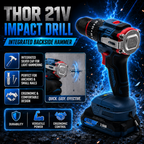 THOR impact drill kit for wood metal and plastic drilling
