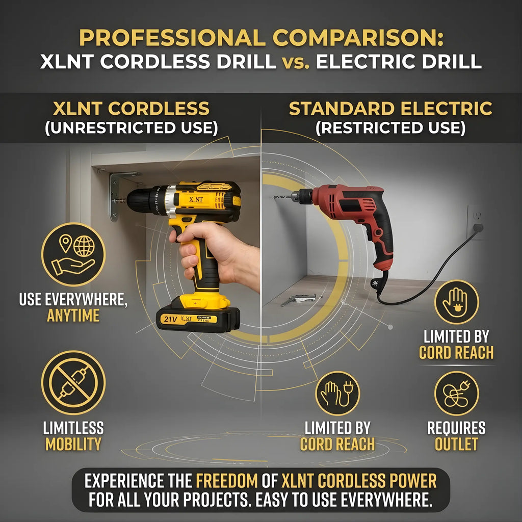 XLNT XTCIDK97 drill set with 60Nm torque