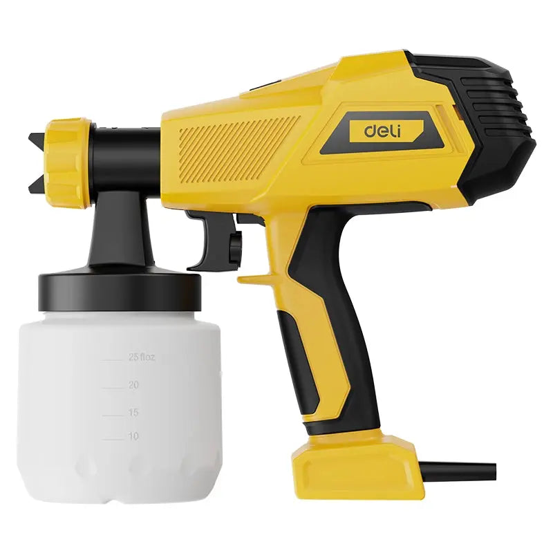 DELI 450W Electric Spray Gun DC090 - 800ML Paint Sprayer for Smooth Application DELI