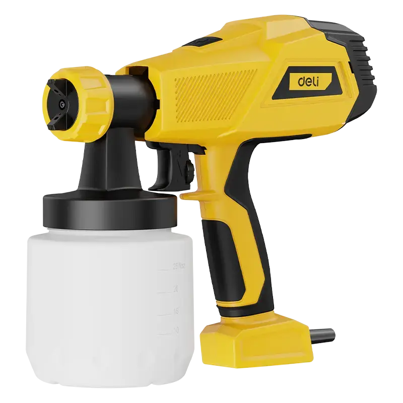 DELI 450W Electric Spray Gun DC090 - 800ML Paint Sprayer for Smooth Application