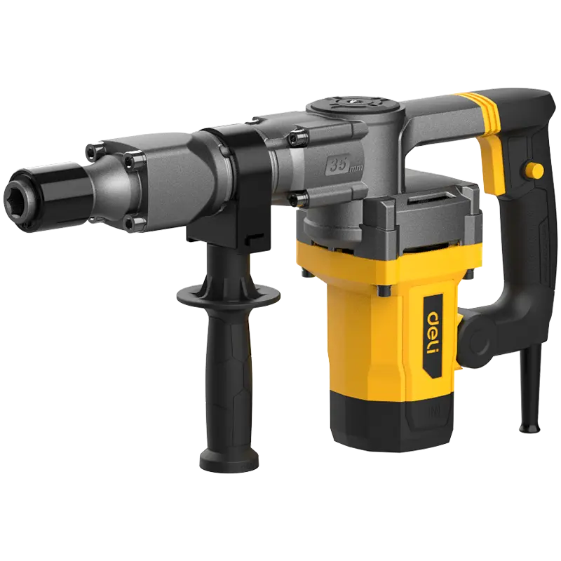 DELI 1250W Demolition Breaker EDC380 - Compact Electric Hammer for Concrete Breaking