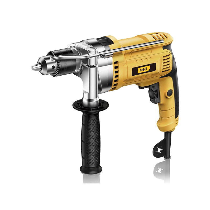 DELI 1050W Electric Impact Drill EDL-CZ13-E3 - High-Power Hammer Drill for Heavy Duty Work
