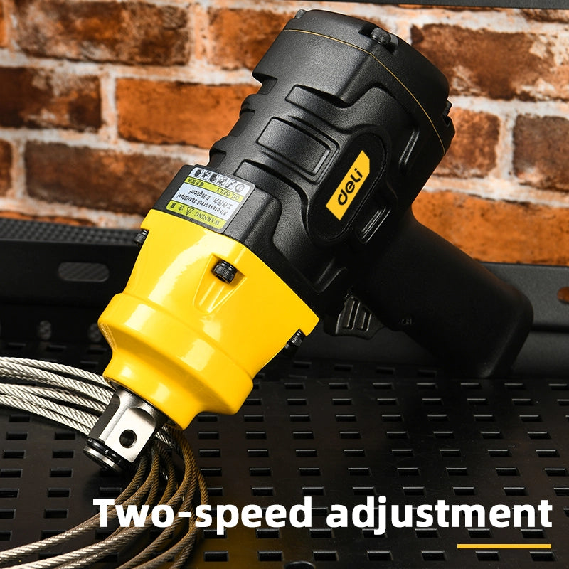 DELI 3/4" Air Impact Wrench EDL-QDB43-1180E1 - 1100Nm Twin Hammer Pneumatic Tool