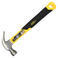 DELI 16oz Claw Hammer DL5002F - Heavy Duty Fiberglass Handle Hammer for Carpentry