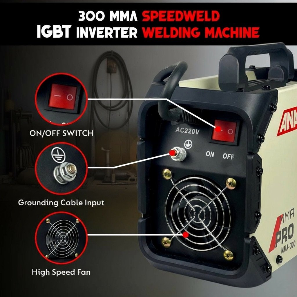 XLNT MMA White Welding Machine 300A – MMA300 ANA