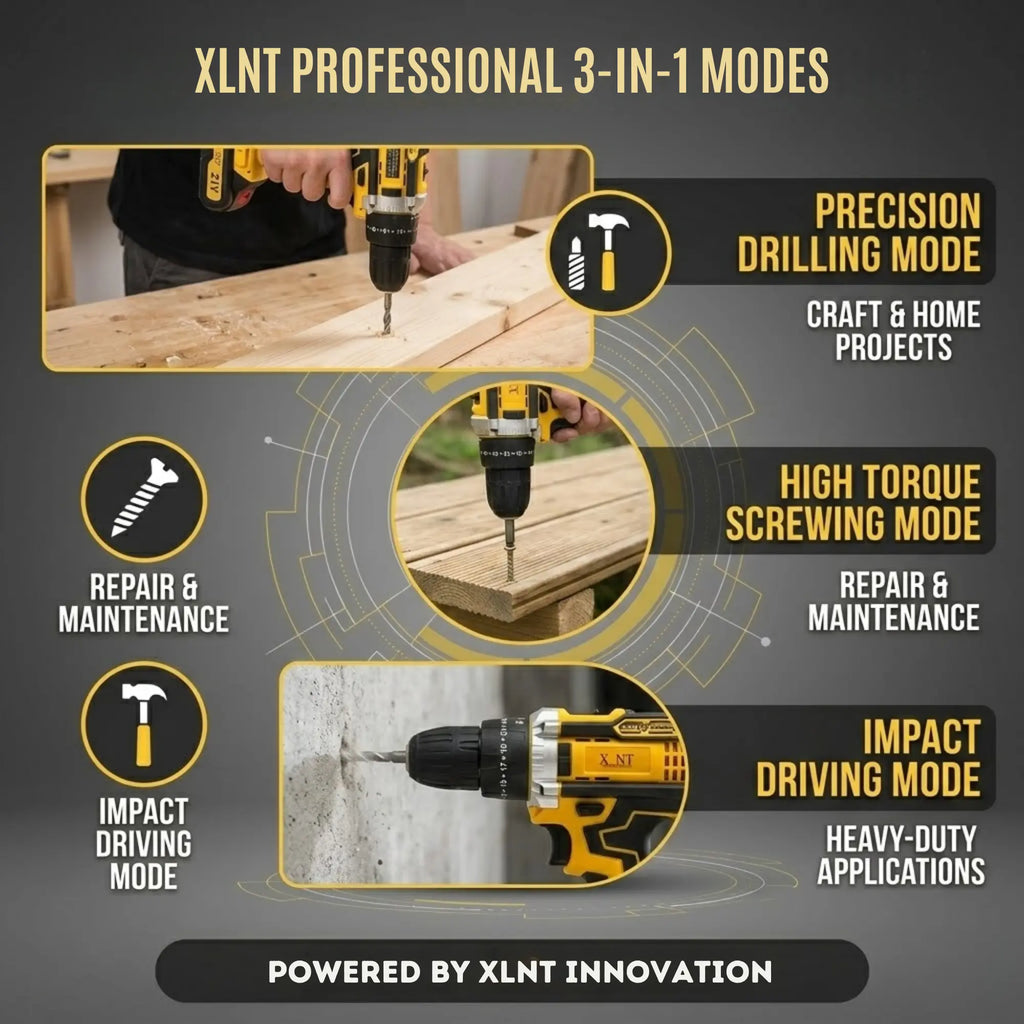 21V cordless impact drill with 31 accessories
