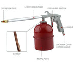 Compressed air cleaning gun
