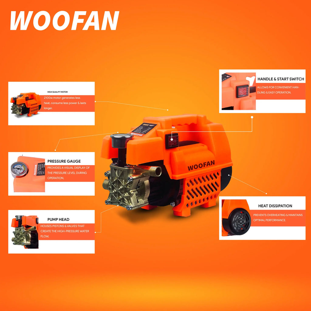 WOOFAN High Pressure Washer ‚Äö√Ñ√∂‚àö√ë‚àö¬® X-010723 XLNT