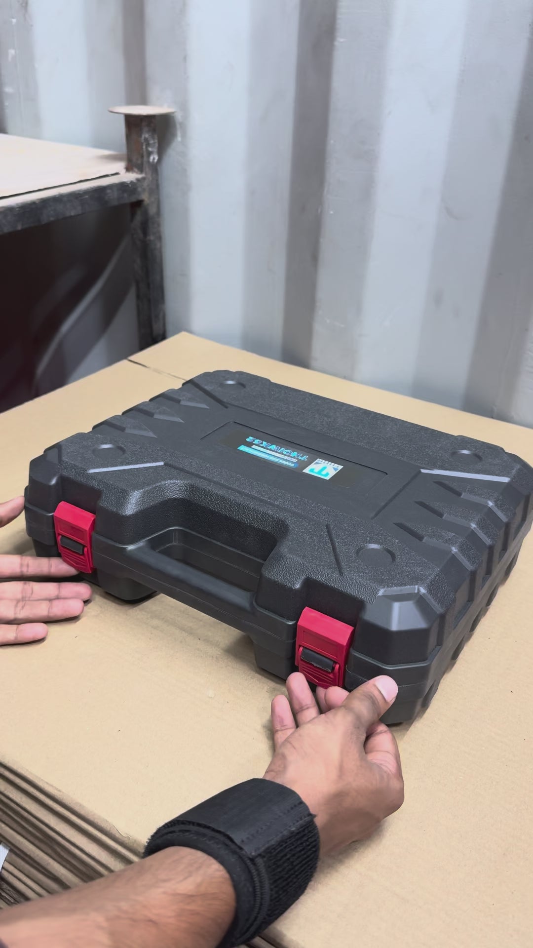 THOR 21V Brushless Cordless Impact Wrench THCIWK52 | 450Nm Torque, 4-in-1, 1/2" Drive, Dual 2Ah Battery, Socket Set, Drill Bits & BMC Case